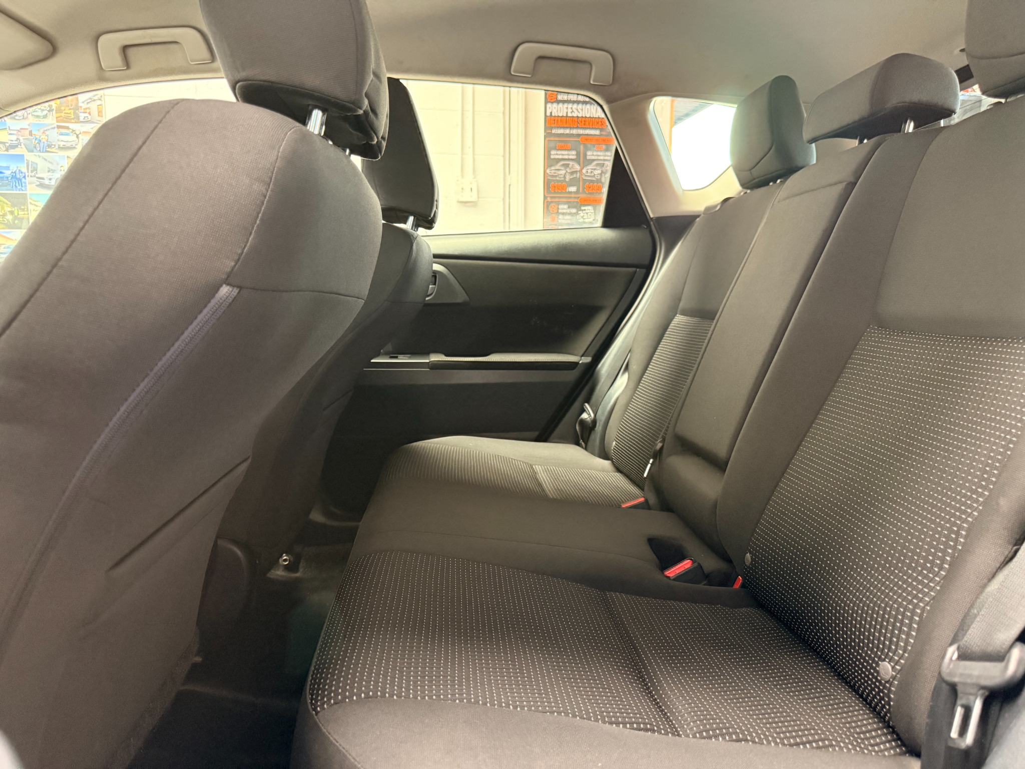 Corolla iM rear seats